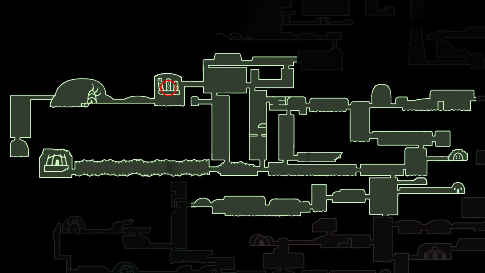 Mothwing Cloak location - Greenpath