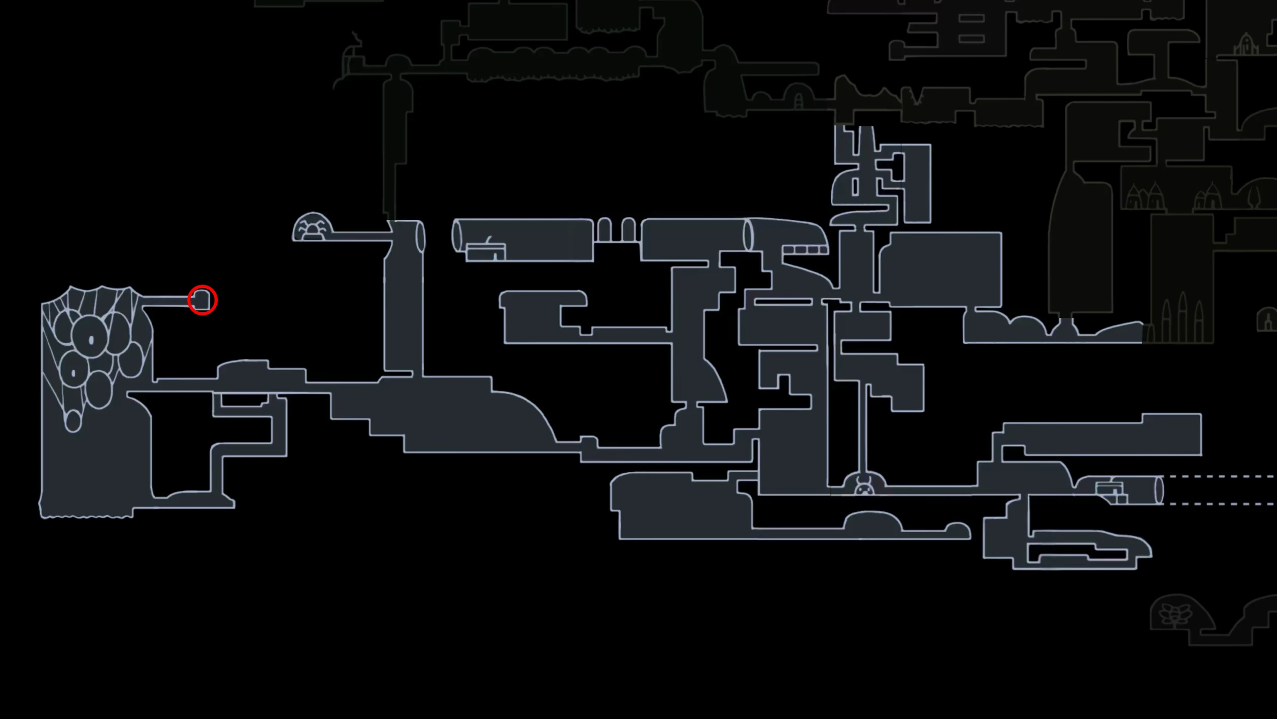 The Last Stag location - Deepnest