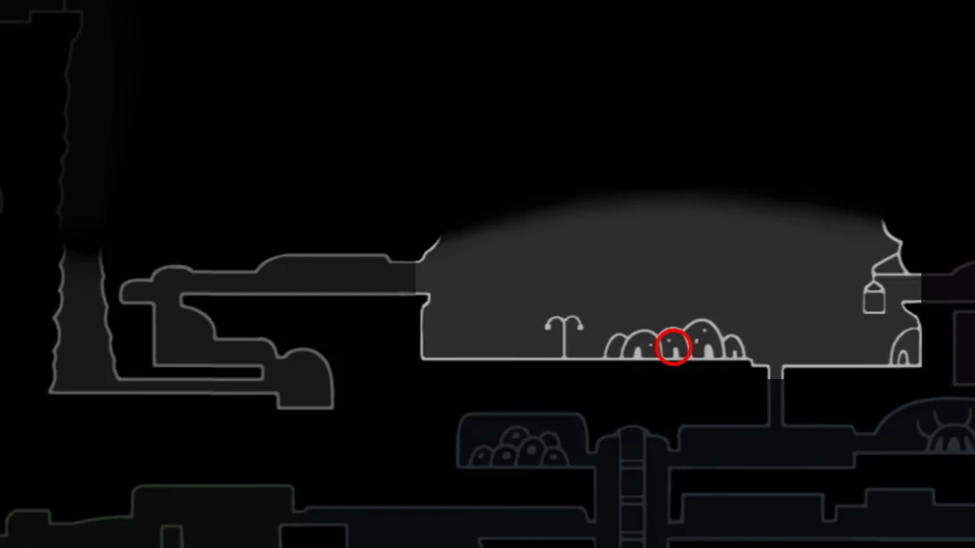 The Last Stag location - Dirtmouth