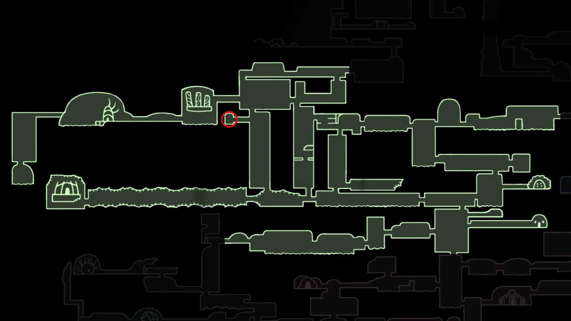 The Last Stag location - Greenpath