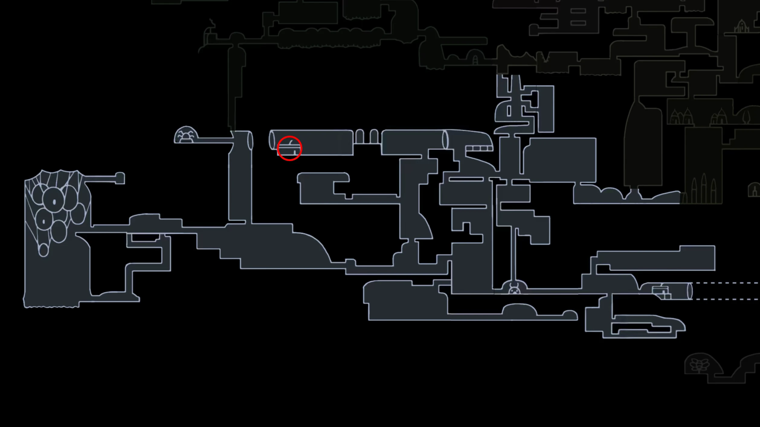 Tram Pass location - Failed Tramway