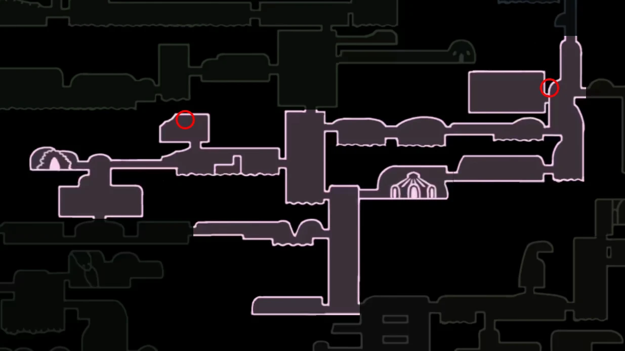 Hallownest Seal location - Fog Canyon