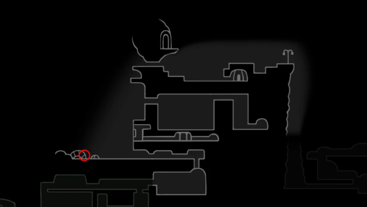 King's Idol location - Howling Cliffs