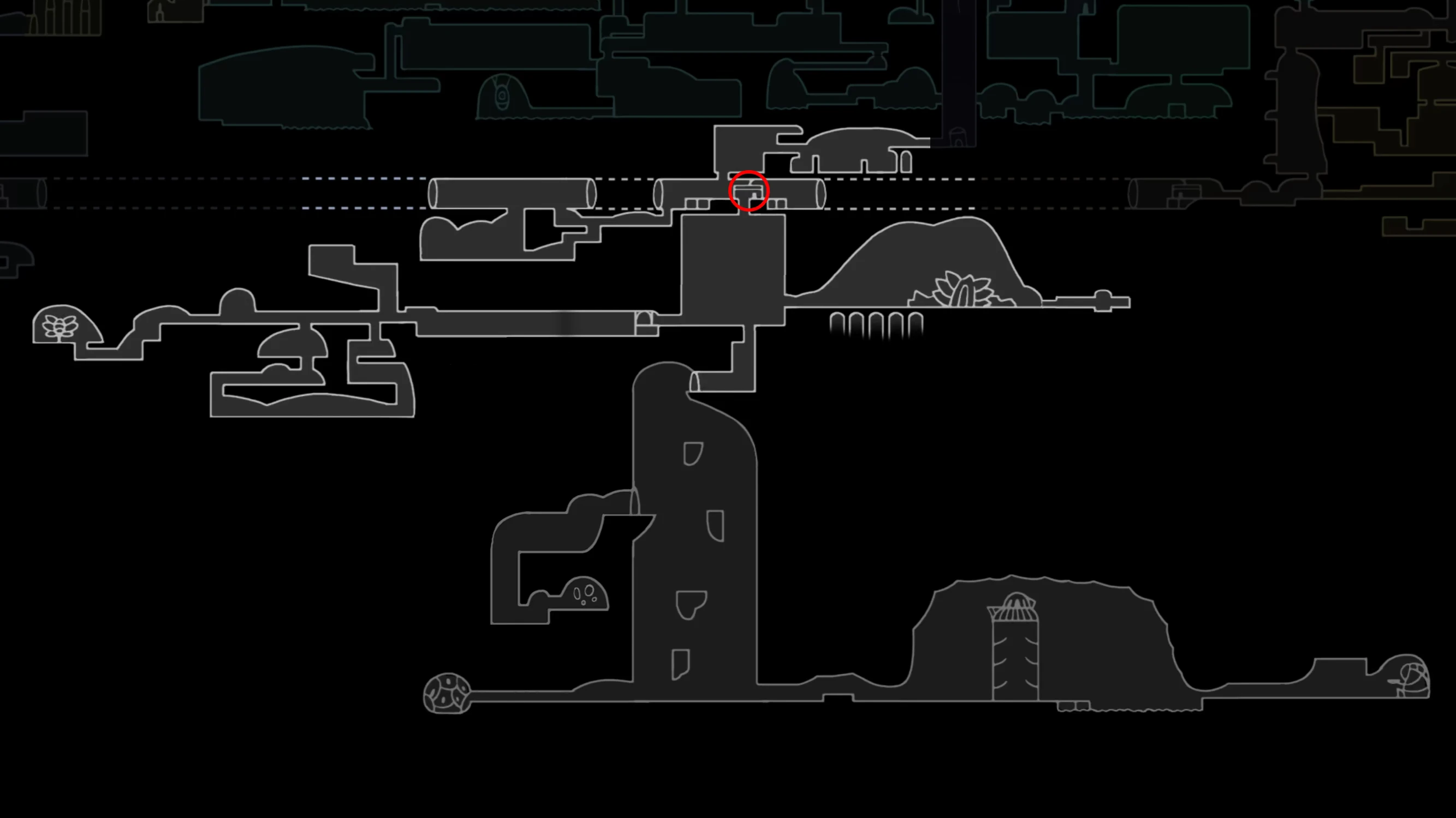 Tram Pass location - Ancient Basin
